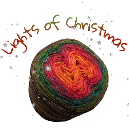 Bobbel Farbverlaufsgarn "Lights of Christmas"