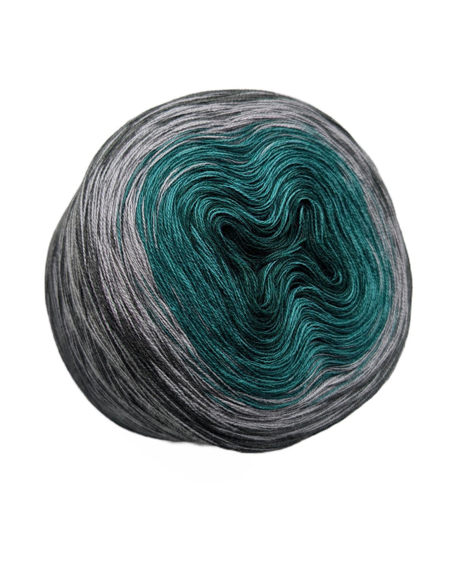 Bobbel gradient yarn "Emerald Shadow"