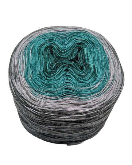 Bobbel gradient yarn "Emerald Shadow"