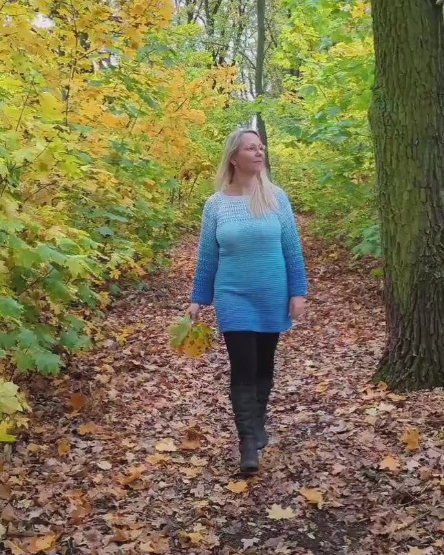 Häkelanleitung RVO Long-Pullover "Chicca Bella" (PDF)