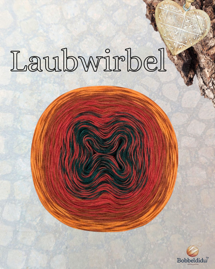 Bobbel Farbverlaufsgarn "Laubwirbel"