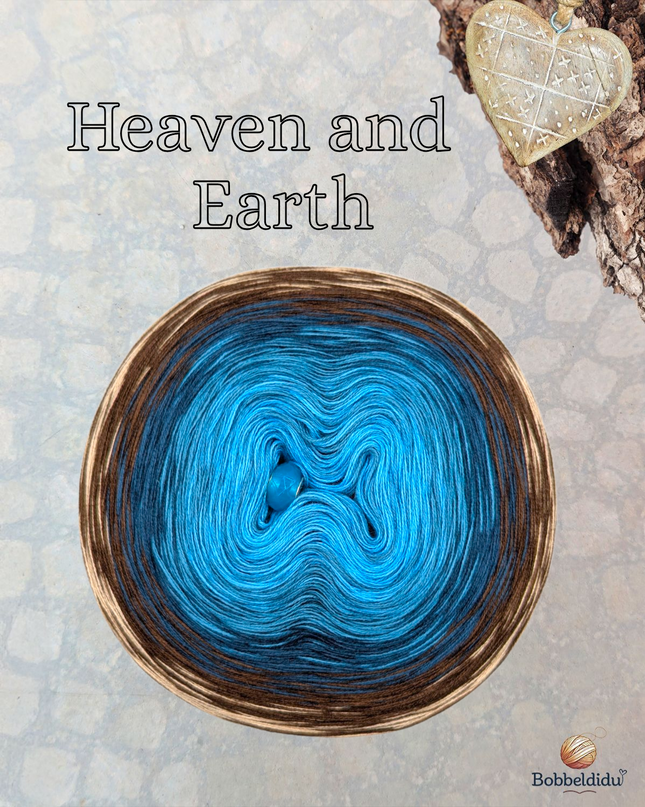 Bobbel Farbverlaufsgarn "Heaven and Earth"