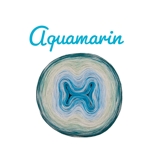 Bobbel Farbverlaufsgarn "Aquamarin"