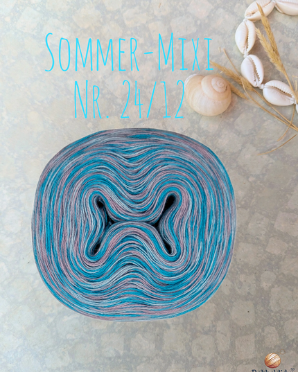 Bobbel Farbverlaufsgarn meliert "Sommer-Mixi Nr. 24/12"