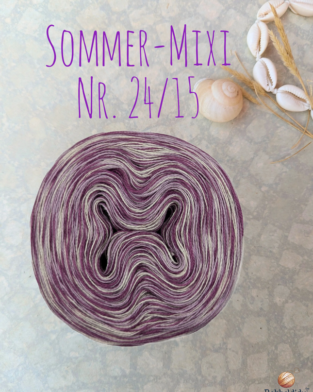 Bobbel Farbverlaufsgarn meliert "Sommer-Mixi Nr. 24/15"