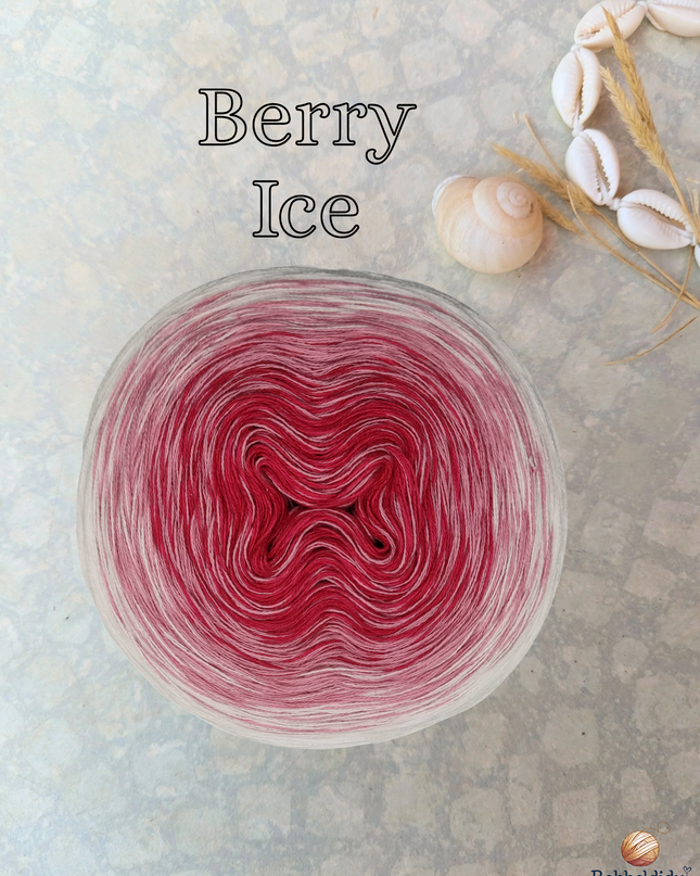 Bobbel Farbverlaufsgarn "Berry Ice"