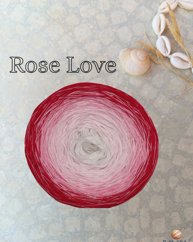 Farbverlaufsgarn Bobbel "Rose Love"