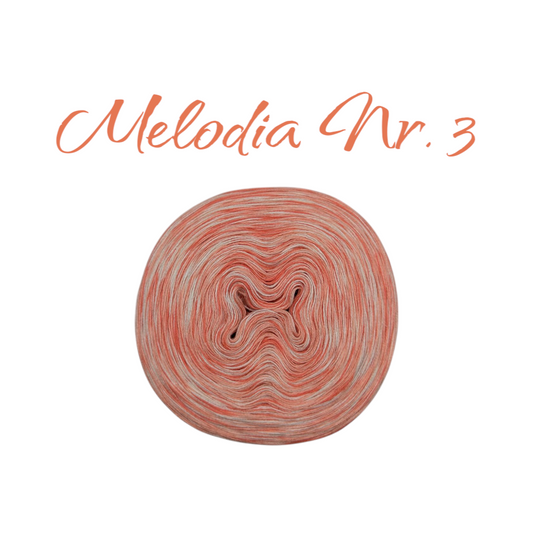 Bobbel Farbverlaufsgarn meliert "Melodia Nr. 3"