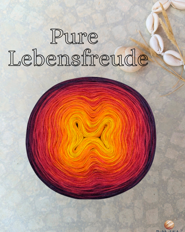 Bobbel Farbverlaufsgarn "Pure Lebensfreude"