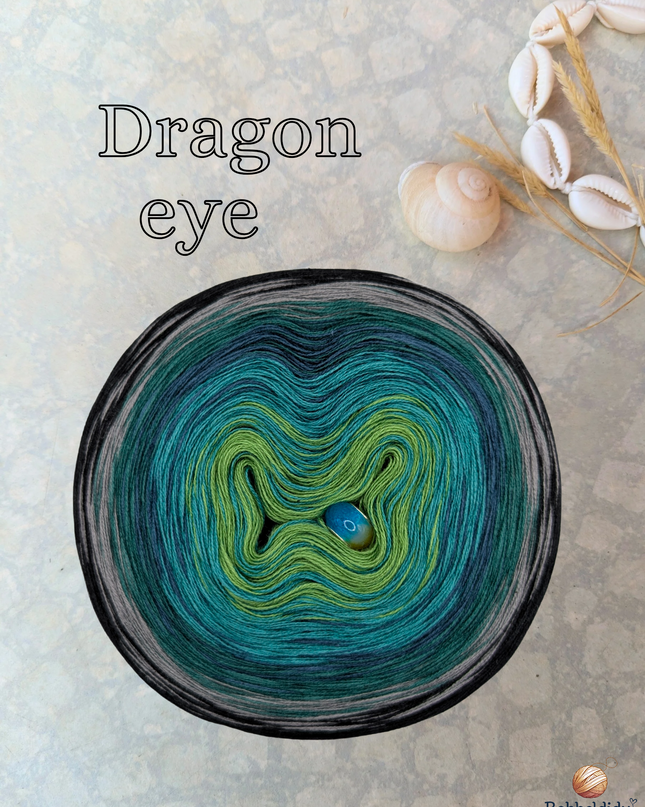 Bobbel Farbverlaufsgarn "Dragon eye"