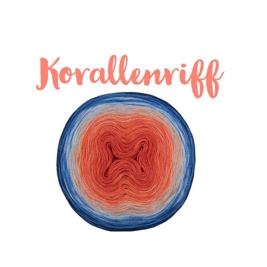 Bobbel Farbverlaufsgarn "Korallenriff"
