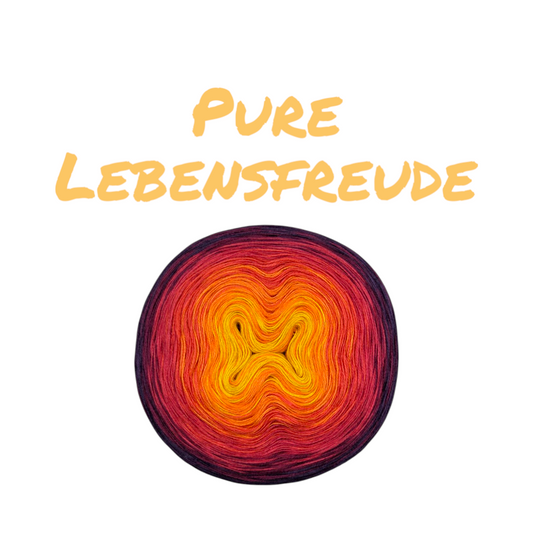 Bobbel Farbverlaufsgarn "Pure Lebensfreude"