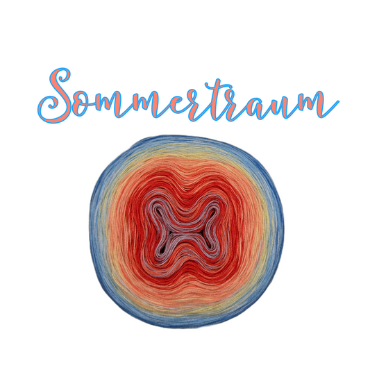 Bobbel Farbverlaufsgarn "Sommertraum"