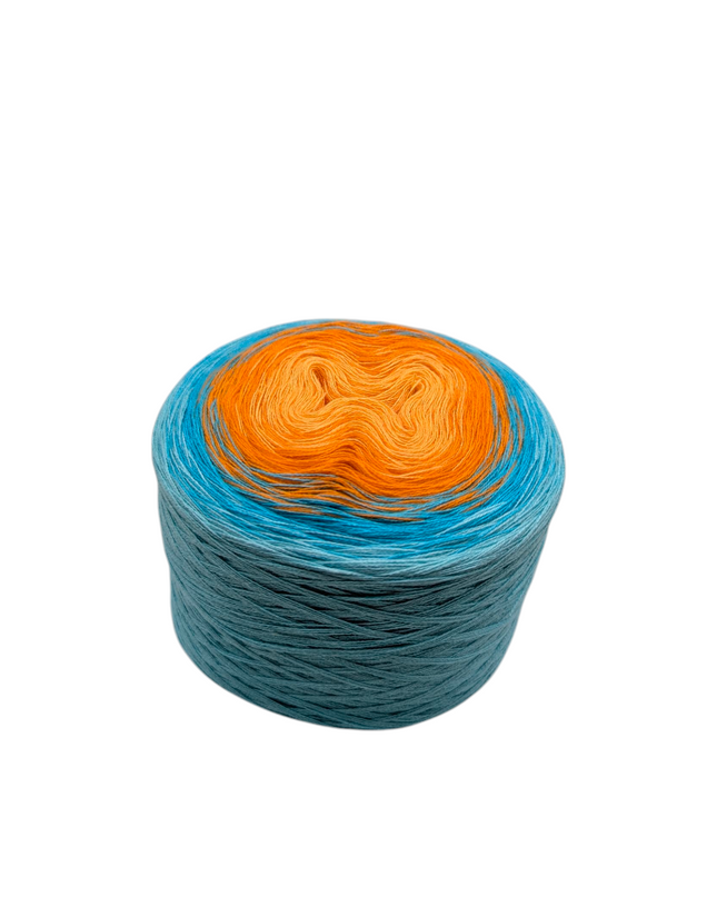 Bobbel Farbverlaufsgarn "Crab"