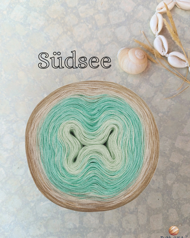 Bobbel Farbverlaufsgarn "Südsee"