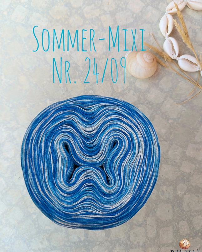 Bobbel Farbverlaufsgarn meliert "Sommer-Mixi Nr. 24/09"