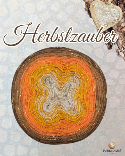 Bobbel Herbstzauber – Handgewickeltes Farbverlaufsgarn zum Häkeln & Stricken | Bobbeldidu
