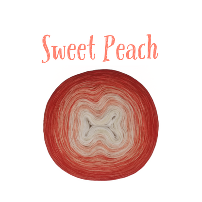 Bobbel Farbverlaufsgarn "Sweet Peach"