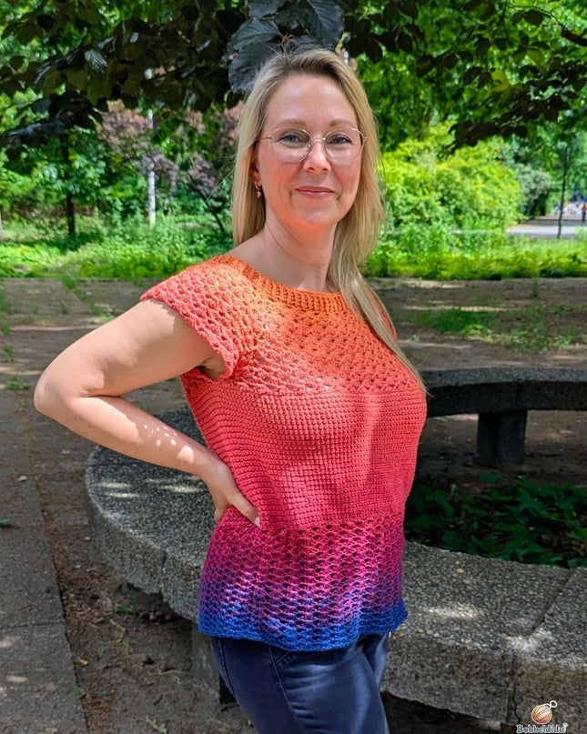 Häkelshirt Aphrodite – Set mit Bobbel deiner Wahl + Anleitung gratis | Anfängerfreundlich
