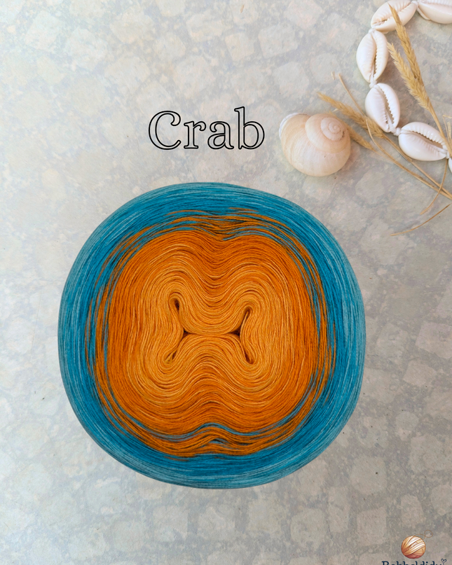Bobbel Farbverlaufsgarn "Crab"