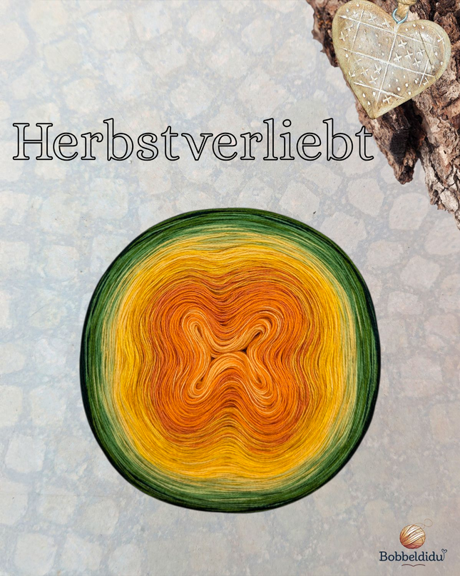 Bobbel Farbverlaufsgarn "Herbstverliebt"