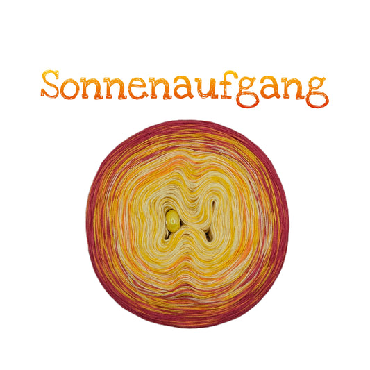 Farbverlaufsgarn Bobbel "Sonnenaufgang"