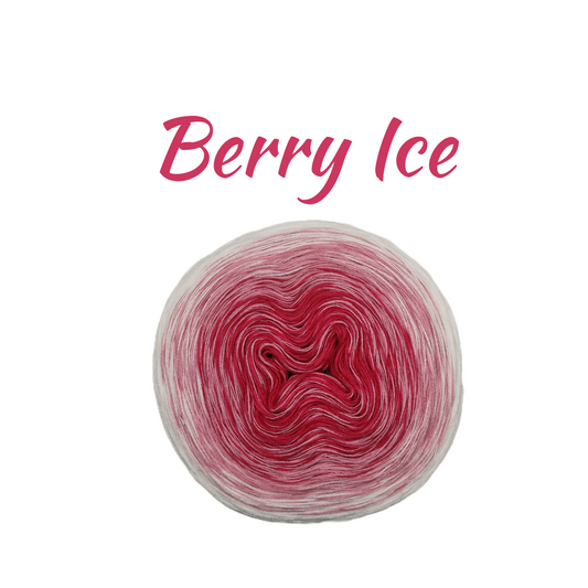 Bobbel Farbverlaufsgarn "Berry Ice"