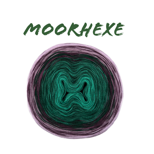 Bobbel Farbverlaufsgarn "Moorhexe"