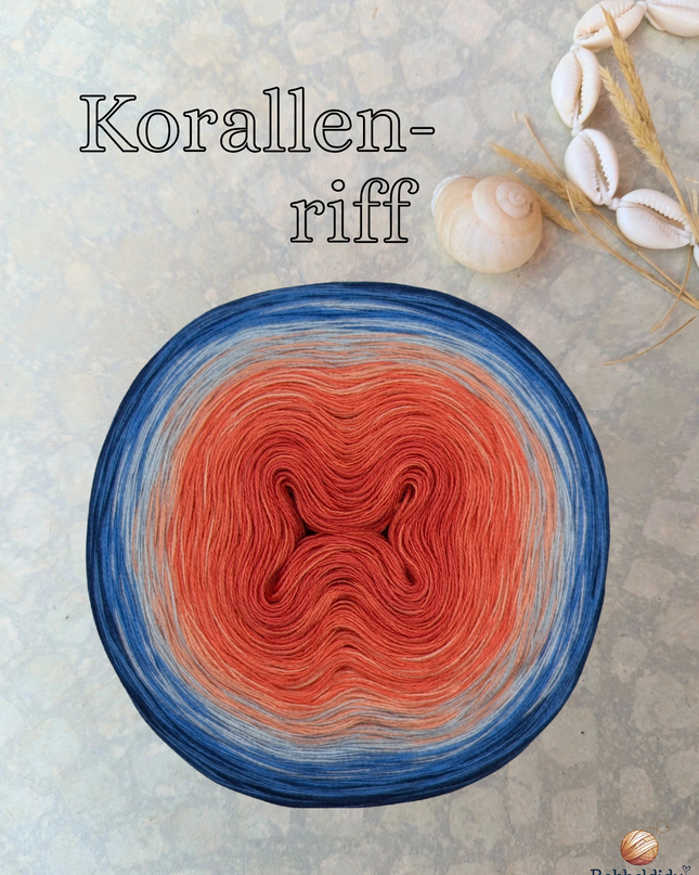 Bobbel Farbverlaufsgarn "Korallenriff"