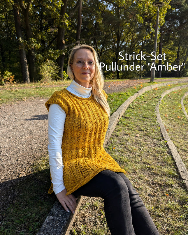 Strick-Set Pullunder "Amber" | Gratis-Anleitung (PDF) + Bobbelgarn