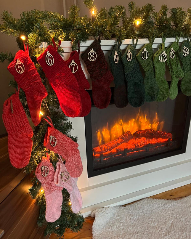 Häkel-Set "DIY Adventskalender Mini-Socks" | Anleitung (PDF) + Bobbelgarn