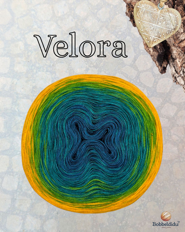 Bobbel Farbverlaufsgarn "Velora"